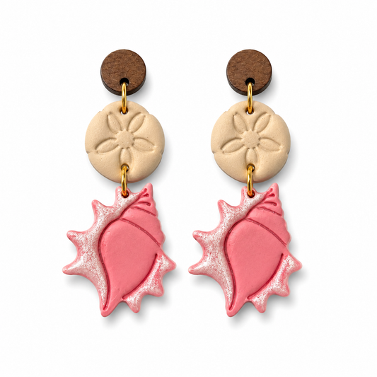 Conch Treasure Earrings